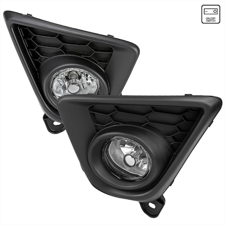 Spec-D Tuning Mazda Cx-5 Fog Lights With Clear Lens 13-16 LF-CX513COEM-HZ